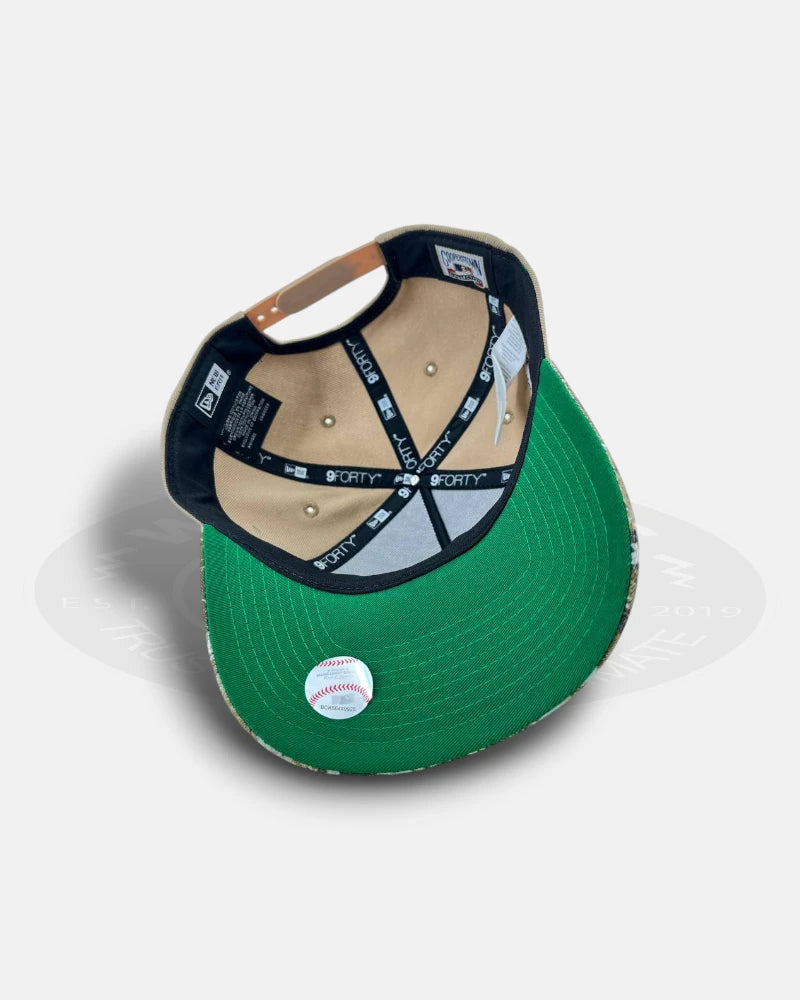 Los Angeles Dodgers Red Real Tree 9FORTY A-Frame Snapback Hat