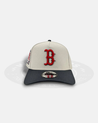 Boston Red Sox Crimson Steel 9FORTY A-Frame Snapback Hat
