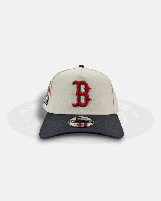 Boston Red Sox Crimson Steel 9FORTY A-Frame Snapback Hat