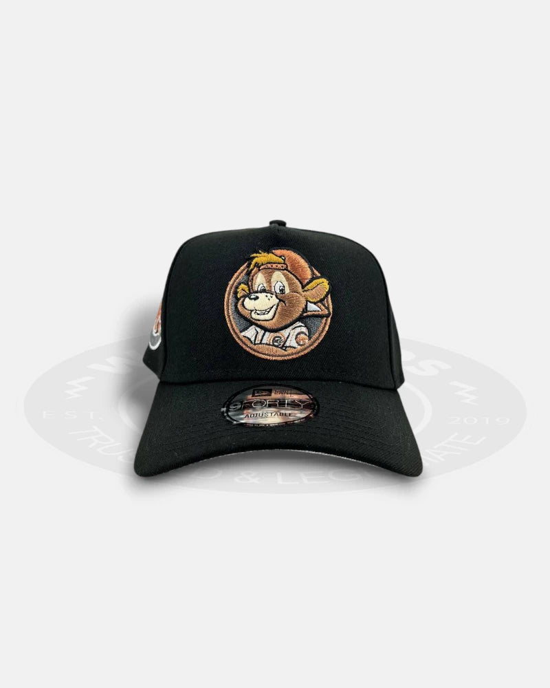 Chicago Cubs Mascot Crest Obsidian Copper 9FORTY A-Frame Snapback Hat