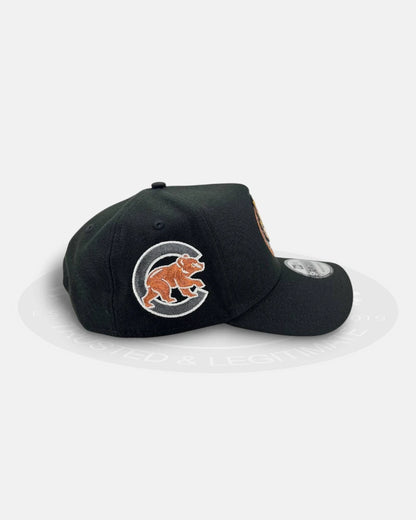 Chicago Cubs Mascot Crest Obsidian Copper 9FORTY A-Frame Snapback Hat