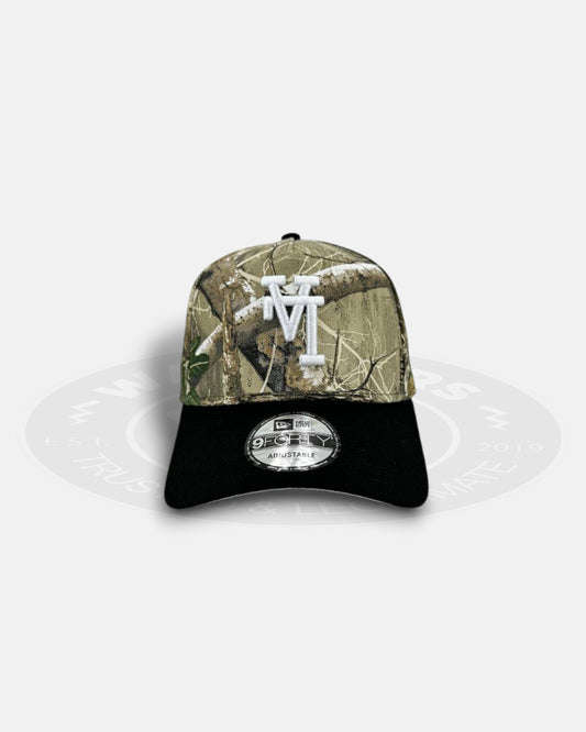 Los Angeles Dodgers Upside Down 9FORTY A-Frame Snapback Hat Realtree Camo