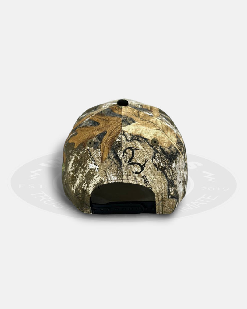 Los Angeles Dodgers Upside Down 9FORTY A-Frame Snapback Hat Realtree Camo