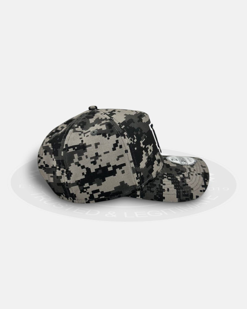 Los Angeles Dodgers Black Pixel Camo 9FORTY A-Frame Snapback Hat