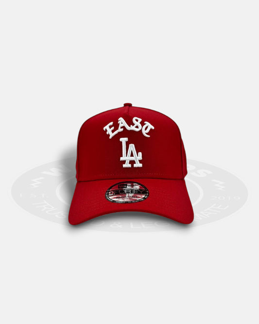 Los Angeles Dodgers 40th Anniversary Scarlet Crestline 9FORTY A-Frame Snapback Hat