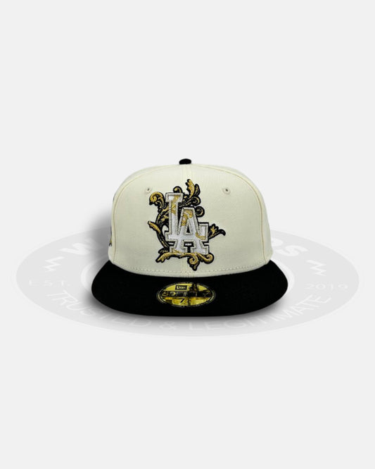Los Angeles Dodgers Gold Alloy Drift 40th 59FIFTY Fitted Hat