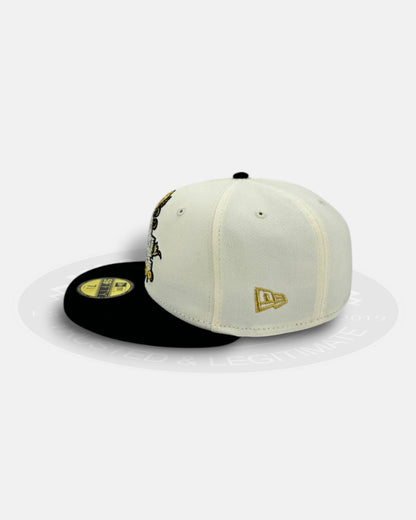 Los Angeles Dodgers Gold Alloy Drift 40th 59FIFTY Fitted Hat