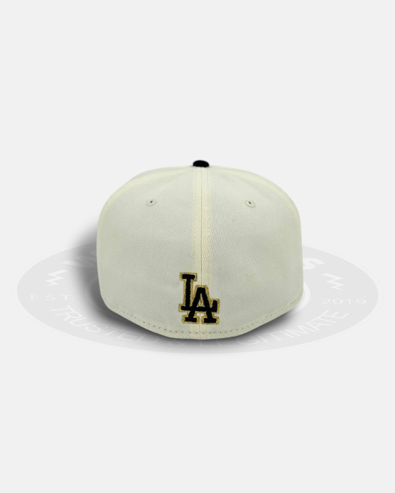 Los Angeles Dodgers Gold Alloy Drift 40th 59FIFTY Fitted Hat
