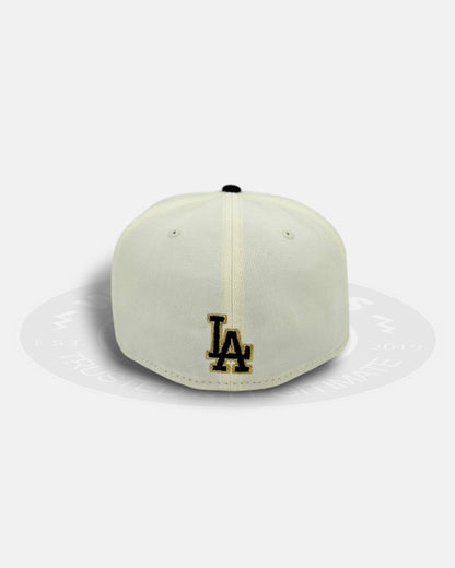 Los Angeles Dodgers Gold Alloy Drift 40th 59FIFTY Fitted Hat