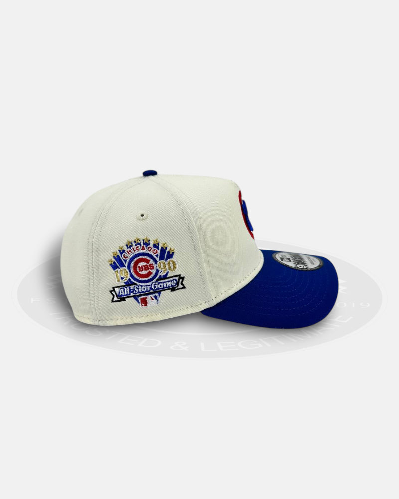 Chicago Cubs Chrome Rose Bloom 9FORTY A-Frame Snapback Hat
