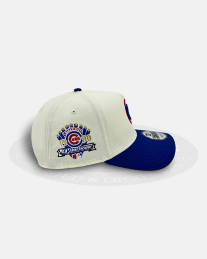 Chicago Cubs Chrome Rose Bloom 9FORTY A-Frame Snapback Hat