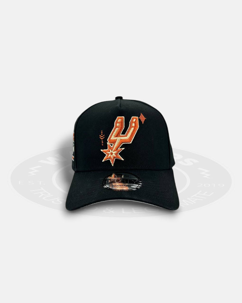 San Antonio Spurs Midnight Desert Flame 9FORTY A-Frame Snapback Hat