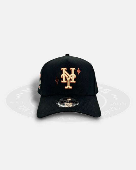 New York Mets Midnight Desert Flame 9FORTY A-Frame Snapback Hat