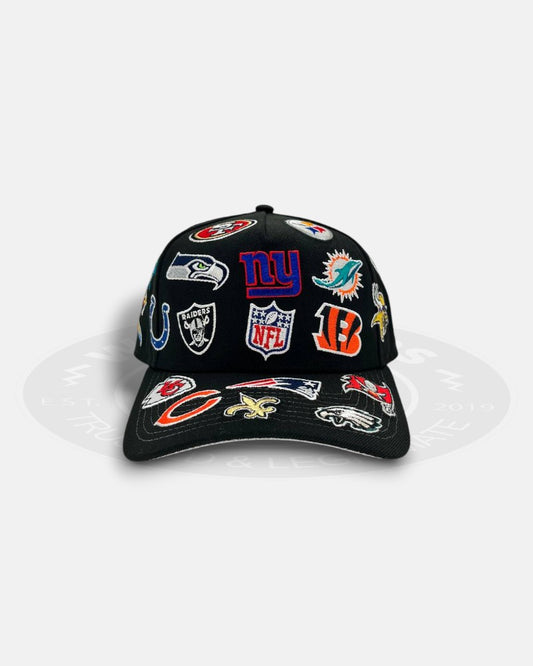 National Football League Overall Team Logo 9Forty A-Frame Snapback Hat