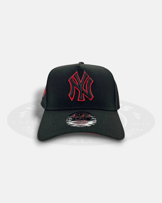 New York Yankees 1999 World Series Red Underbrim 9Forty A-Frame Snapback Hat