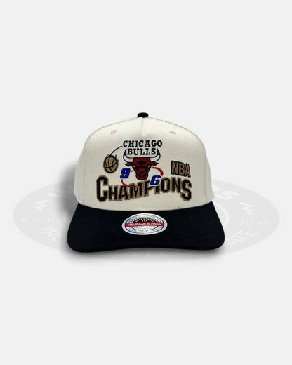Chicago Bulls 1996 NBA Champions Two Tone Adjustable Fit Snapback Hat