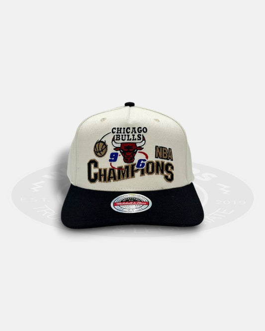 Chicago Bulls 1996 NBA Champions Two Tone Adjustable Fit Snapback Hat