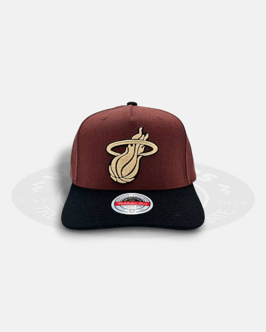 Miami Heat Two Tone Grey Underbrim Adjustable Fit Snapback Hat