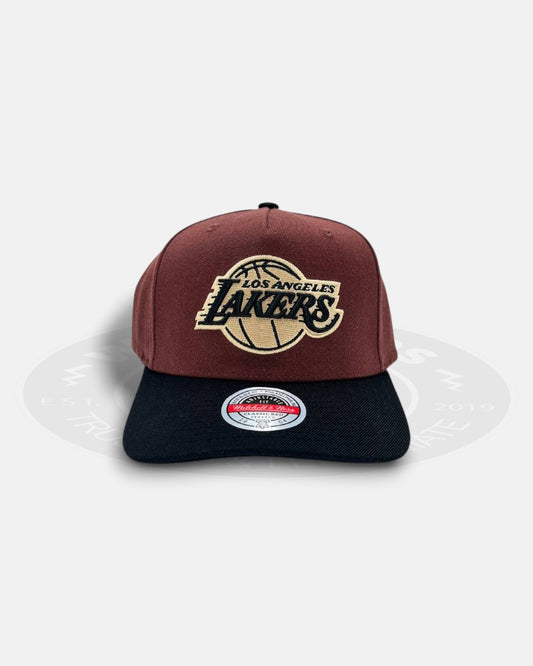 Los Angeles Lakers Two Tone Grey Underbrim Adjustable Fit Snapback Hat