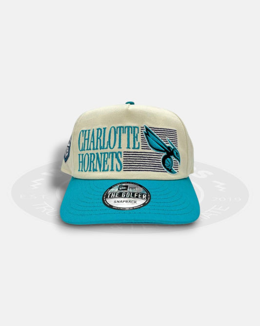 Charlotte Hornets Multi-Dunk Golfer A-Frame Snapback Hat
