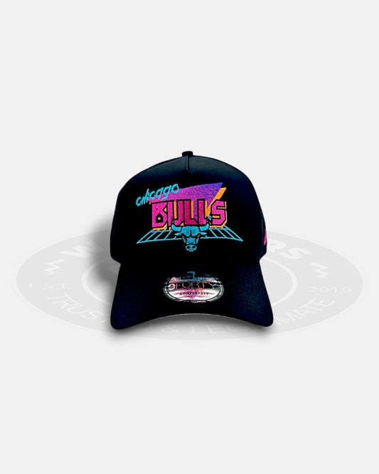 Chicago Bulls Glitch Horizon 9FORTY A-Frame Snapback Hat