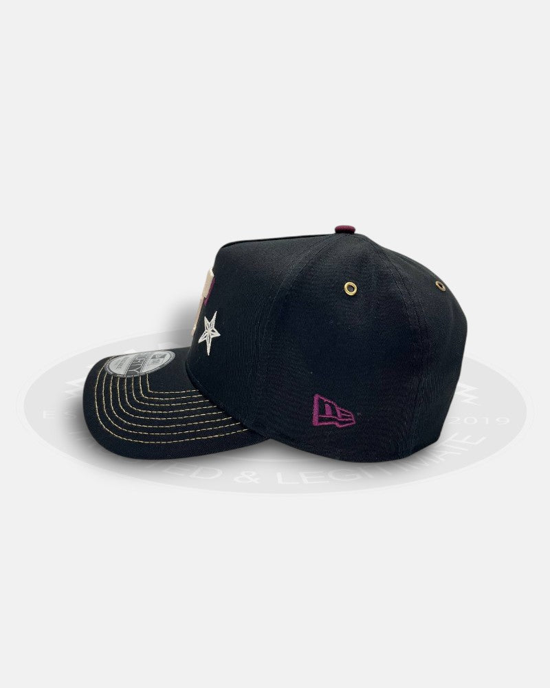 Texas Rangers Ivory Stars Outlaws 9Forty A-Frame Snapback Hat