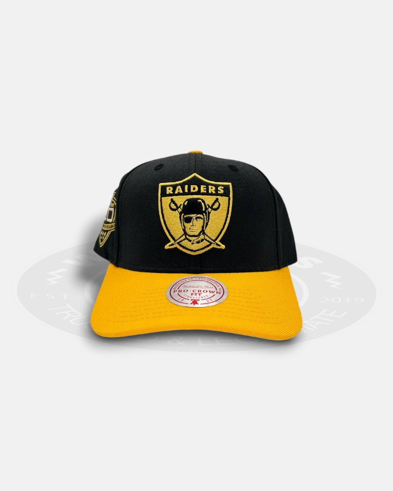 Las Vegas Raiders 1960-2009 50th Commitment to Excellence Two Tone Pro Crown Snapback Hat