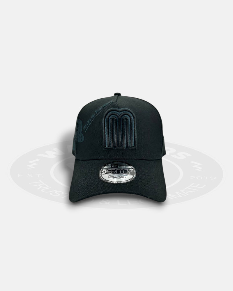 Mexico National Baseball Team New Era Originators 9FORTY A-Frame Snapback Hat Black