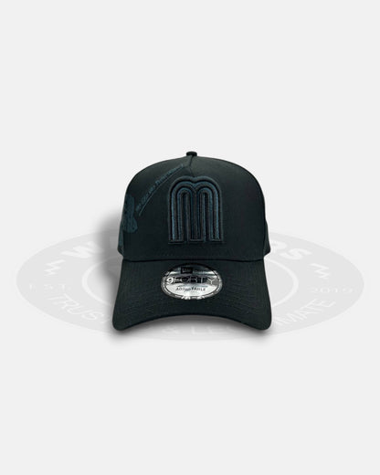 Mexico National Baseball Team New Era Originators 9FORTY A-Frame Snapback Hat Black