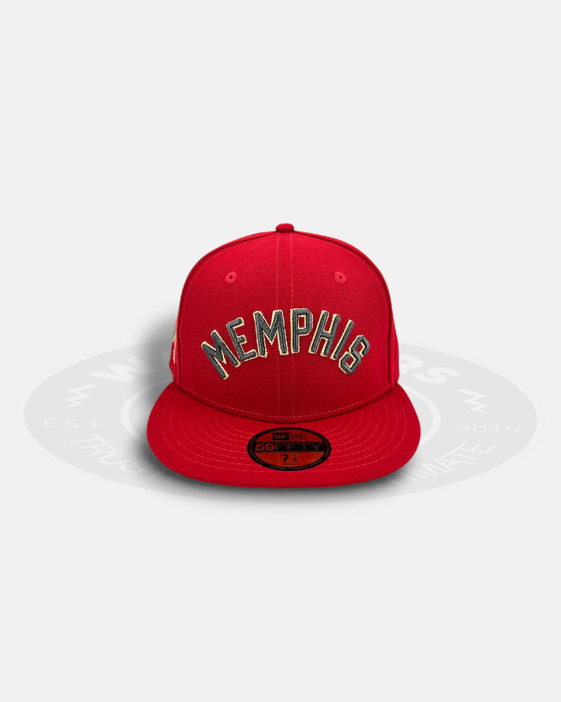 Memphis Red Sox Prime Scarlet 59FIFTY Fitted Hat