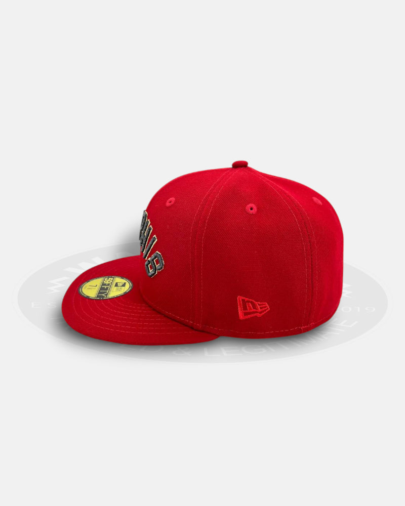 Memphis Red Sox Prime Scarlet 59FIFTY Fitted Hat
