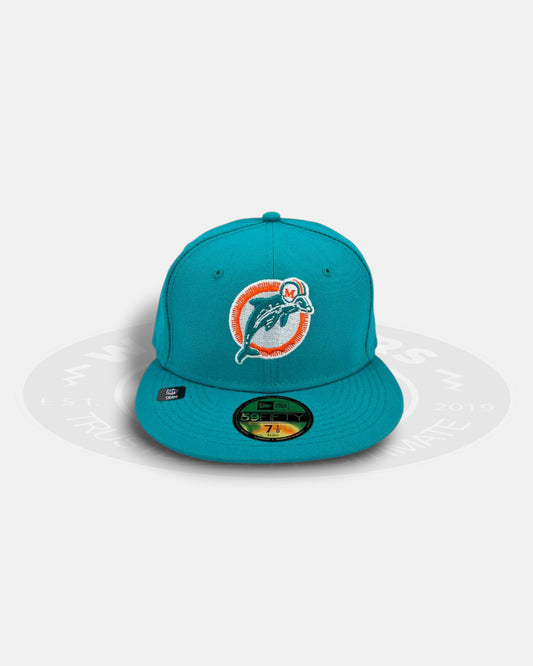 Miami Dolphins Aqua Classic 59Fifty Fitted Hat