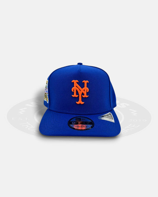 New York Mets 40th Anniversary Blue PreCurved 9FIFTY A-Frame Snapback Hat
