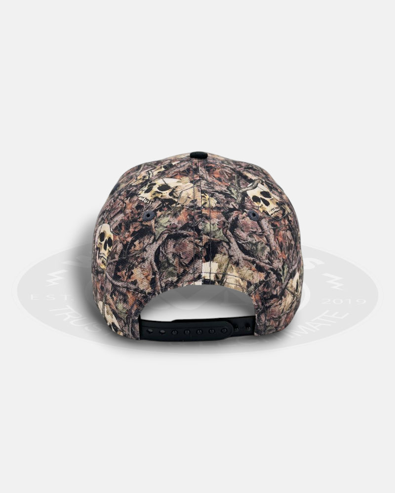 Chicago Bulls Skull Camo 9FORTY A-Frame Snapback Hat
