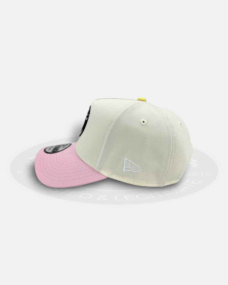 Brooklyn Nets Pink Citrus 9FORTY A-Frame Snapback Hat