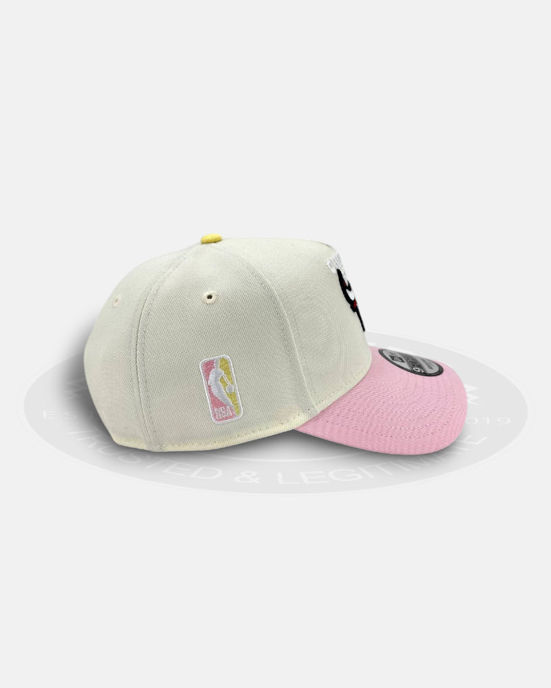 Chicago Bulls Pink Citrus 9FORTY A-Frame Snapback Hat