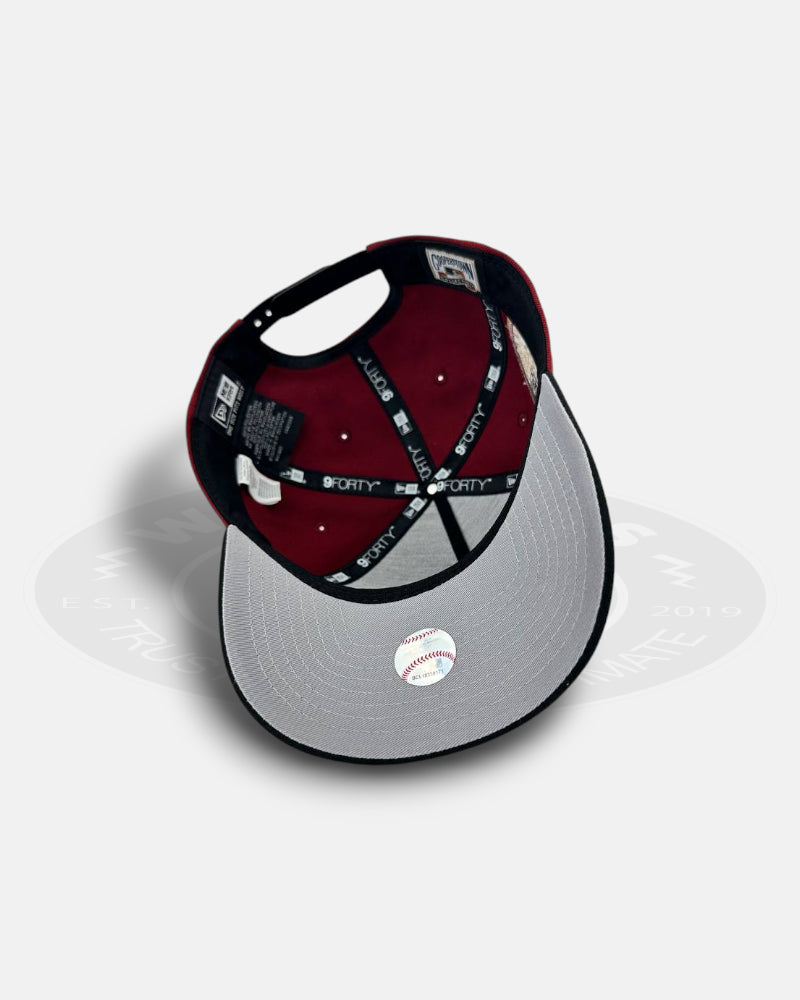 New York Yankees Crimson Abyss 9FORTY A-Frame Snapback Hat