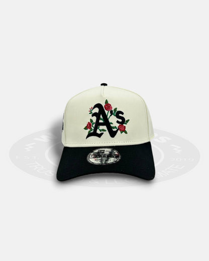 Oakland Athletics Chrome Rose Relic 9FORTY A-Frame Snapback Hat