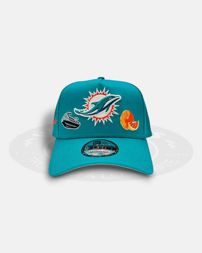 Miami Dolphins City Icons 9Forty A-Frame Snapback Hat