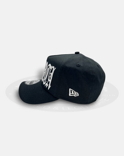 Atlanta Braves Oversized Gothic Script A-Frame 9Forty Snapback Hat