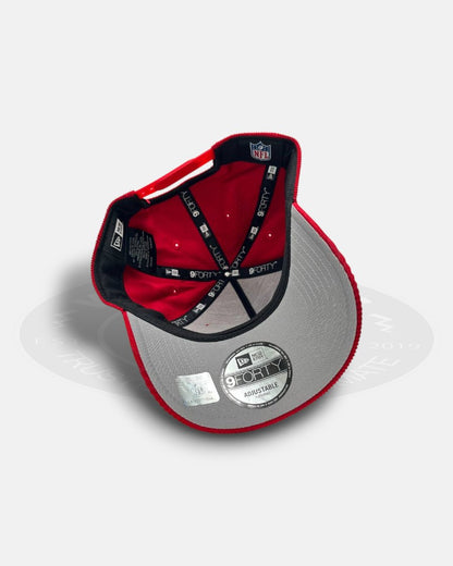 San Francisco 49ers Super Bowl XXIV Corduroy Red A-Frame 9Forty Snapback Hat