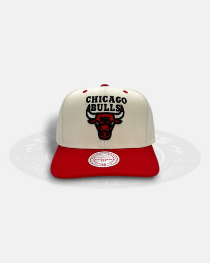 Chicago Bulls Two Tone Chrome Red Go Adjustable Fit Snapback Hat