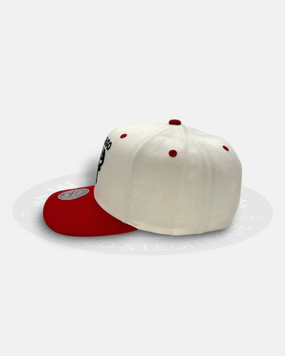 Chicago Bulls Two Tone Chrome Red Go Adjustable Fit Snapback Hat