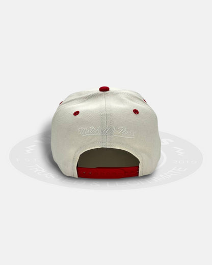 Chicago Bulls Two Tone Chrome Red Go Adjustable Fit Snapback Hat