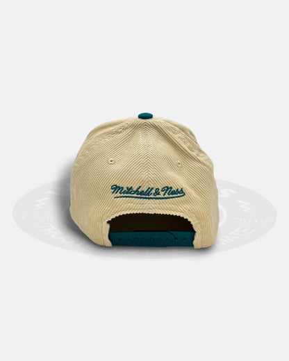 Anaheim Ducks Script Corduroy Pro Crown Snapback Hat