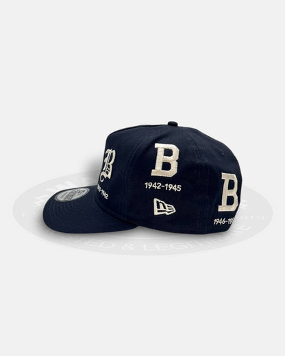 Atlanta Braves Logo Evolution The Golfer Snapback Hat