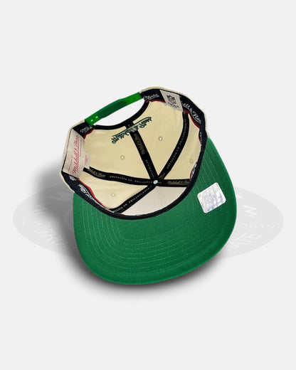 New York Jets Team Script Two Tone Green/Off White Adjustable Fit Snapback Hat
