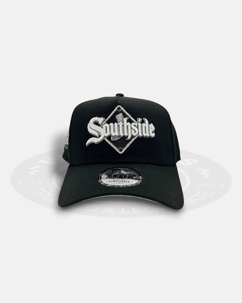 Chicago White Sox Southside Comiskey Park Black 9Forty A-Frame Snapback Hat