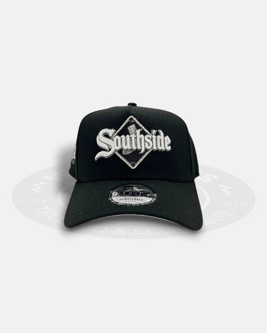 Chicago White Sox Southside Comiskey Park Black 9Forty A-Frame Snapback Hat