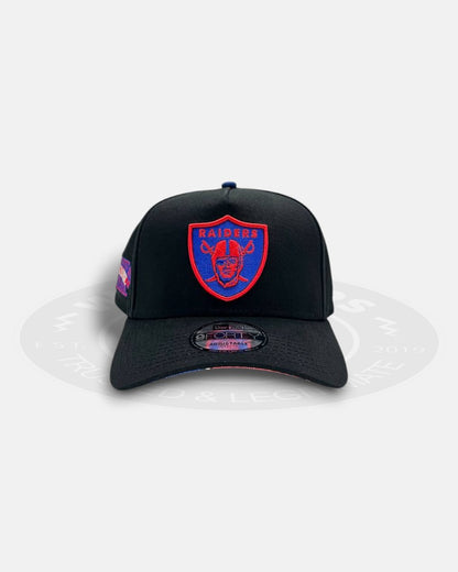 Los Angeles Raiders Mosaic Super Bowl XVIII A-Frame 9Forty Snapback Hat